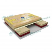 论篮球馆运动木地板双层龙骨的重要性