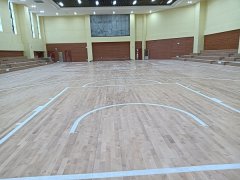 重庆礼嘉中学篮球馆木质地板