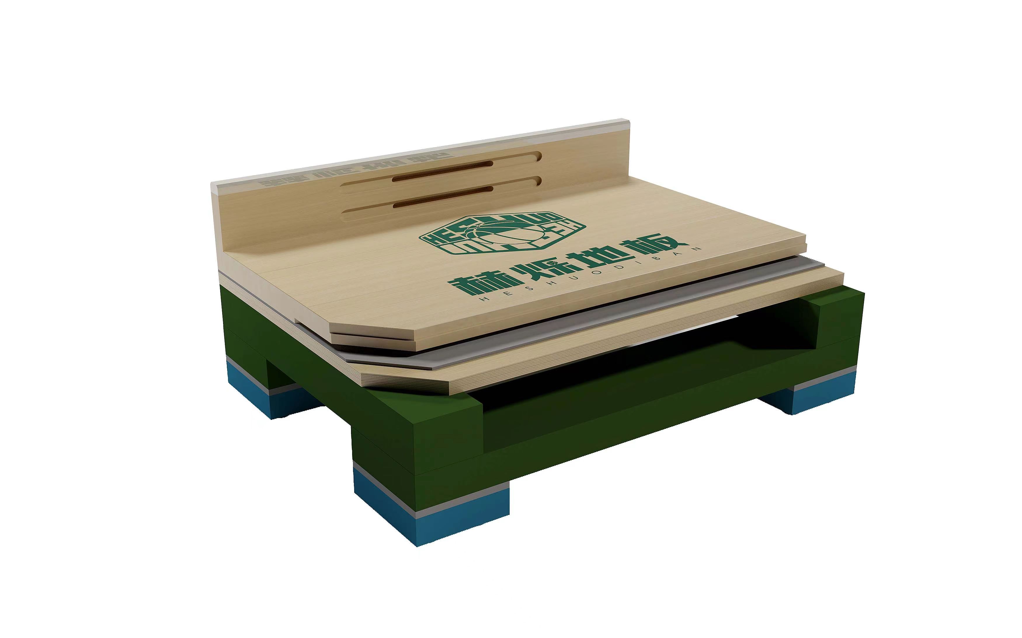 双层龙骨单减震垫系统